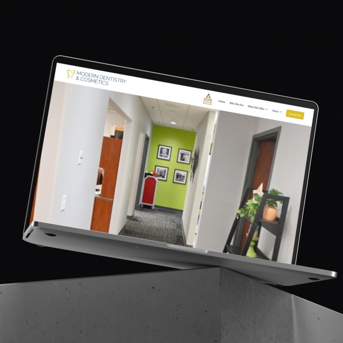 Public Modern Dentistry & Cosmetics website design preview